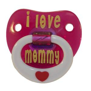 Chupetes Dientes - Chupete I Love Mommy - I Love Mommy Pacifier Billy Bob 